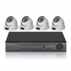 Комплект видеонаблюдения "Оптимум" 2Mp 4 камеры ProfVideo (регистратор PV-DVR-2004, 4 камеры 2Mp PV-M0164, кабель 40м, блок питания 12V 4A, разветвитель питания, разъёмы питания и BNC)