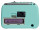 Радиоприемник RPR-033 AZURE RITMIX УКВ 88,0-108.0МГц; Bluetooth; USB, AUX; Питание от аккумулятора 18650(в комплекте. Зарядка через шнур USB