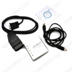 Радиоконструктор K-line адаптер USB MA9213 (универсальный автосканер OBD-II) МастерКит Универсальный автомобильный OBD2 сканер