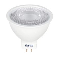 Лампа светодиодная 220В/ 7Вт/GU5.3/4500К (дневной белый) 470Lm GLDEN-MR16-DIF-7-230-GU5.3-4500