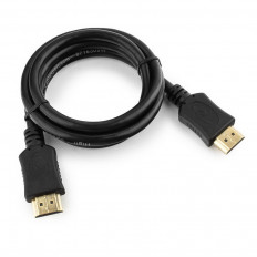 Шнур HDMI шт/HDMI шт 1.0м (ver 2.0) UHD 4K/60Hz, 18Gbit/s (CC-HDMI4L-1M) CABLEXPERT Plastic-Gold, серия Light, пакет