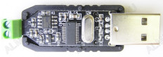 Радиоконструктор Переходник USB-RS485/RS485-USB RF032 (USB-RS485-M1) РадиоКит Интерфейс / Преобразователь / Конвертер USB <> RS485;