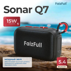 Колонка портативная Q7 Sonar blue