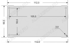 Корпус PCBBOX-112x59x100 алюминиевый