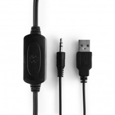 Компьютерные колонки SPK-105 черные GEMBIRD 5 Вт; регулятор громкости; питания USB;
