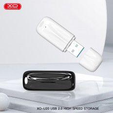 Карта Flash USB 64 Gb (U30) XO с колпачком, черный, USB 3.0,