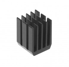 Радиатор 9*9*12mm MINI алюминий с лентой