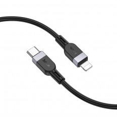 Кабель Type-C-Lightning, 3.0м, X109 Energy, для зарядки и передачи данных, черный,