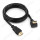 Шнур HDMI шт/HDMI шт 1.8м (ver 1.4) угловой (CC-HDMI490-6) CABLEXPERT Plastic-Gold