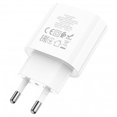 Сетевое зарядное устройство с выходом Type-C, PD20W, C94A Metro, белый