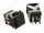 Кнопка RWD-322 (KD2-21) ON-ON черная, с фиксацией, с подсветкой 3V 17.2x17.2mm; 3A/250VAC; 8pin