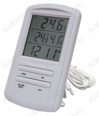 Термометр цифровой TM898 Измерение наружной и внутренней температуры, внутренней влажности, часы/таймер;