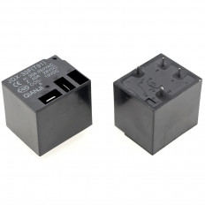 Реле JQX-30F(T91)-1H-12VDC-30A-0.9 Тип 27.1 12VDC 1A(SPNO) 30A Qianji 32.4*27.5*28mm; силовые выводы сверху
