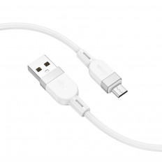 Кабель USB-microUSB, 1.0м, для зарядки и передачи данных, белый, X109 Energy