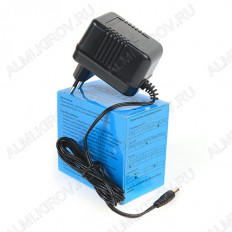 Блок питания AC/DC 220V/12V 0.5A (5,5*2,1) B12-500 (-)+ ROBITON трансформаторный, нестабилизированный