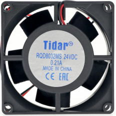 Вентилятор 24VDC 80*80*32mm RQD8032MS TIDAR 0.21A; 29dB; 3000 об;