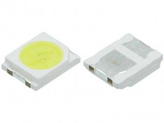 Светодиод SMD 2835; 6V; 2W; (холодный белый) SMD 2835; 6V; 2pin; широкий: катод(-); для модулей подсветки LED TV