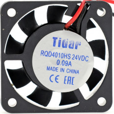 Вентилятор 24VDC 40*40*10mm RQD4010HS TIDAR 0,09А; 24dB; 7400 об;