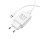 Сетевое зарядное устройство с выходом USB, 3.0А, 18W, белый, BA21A, с кабелем USB-Type-C, поддержка