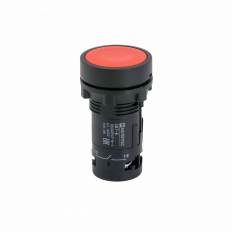 Кнопка плоская красная с фиксацией , 1NO+1NC , IP54 , пластик ,MTB7-EH45 MEYERTEC