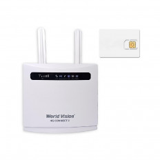 Комплект для 3G/4G интернета Город + Wi-Fi Роутер 4G CONNECT 2/ Сим-карта с тарифом для модемов и роутеров