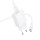 Сетевое зарядное устройство с выходом USB, 3.0А, белый, BA111A Star, с кабелем USB-microUSB, поддержка QC3