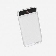 Аккумулятор внешний 10000mAh BT29 белый BOROFONE выход: 2*USB; 2.0A