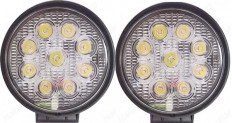 Комплект LED фар 27W (G8054) (в комплекте 2шт) ближний свет