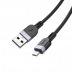 Кабель USB-microUSB, 1.0м, для зарядки и передачи данных, черный, X109 Energy