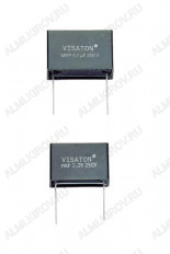 Конденсатор МКР 1мкФ/250В (Art.5219) VISATON Полипропиленовый конденсатор для разделительных фильтров АС класса High-End. Очень низкий ток утечки.