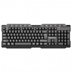 Клавиатура беспроводная Element HB-195 Black DEFENDER б/пр, клавиатура: