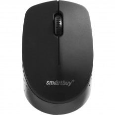 Мышь беспроводная ONE SBM-202AG-K черная Smartbuy беспроводная; 1200dpi; 3 кнопоки + колесо-кнопка; питание AA*1 шт.
