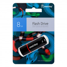 Карта Flash USB 8 Gb (Crown Black Snake Edition) (SB8GBCRKSN)