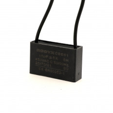Конденсатор пусковой 1.5мкФ 450В CBB-61 (МБГЧ) гибкие выводы 37x14x24mm; полипропиленовый, прямоугольный корпус