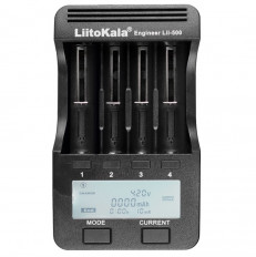 Зарядное устройство Lii-500 (с функцией разряда) без блока питания LiitoKala 1.2 V для аккумуляторов АА/ААА/SC/C, 3.7 V для аккумуляторов 26650/22650/18650/17650/16340/14500/10500 питание от сети 220V и от 12VDC