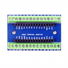 Плата расширения Arduino Nano Shield (распаянный) No name упрощает подключение к контроллеру внешних устройств (через винтовые клеммы)