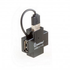 Разветвитель USB на 4 USB-порта SBHA-6900-K черный SMART BUY USB 2.0