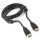 Шнур HDMI шт/HDMI шт 1.8м (ver 2.0) UHD 4K/60Hz, 18Gbit/s (CCF2-HDMI4-6) CABLEXPERT Plastic-Gold, с ферритовыми фильтрами, пакет
