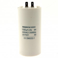 Конденсатор пусковой 150мкФ 450В CBB-60 (К78-17) клеммы