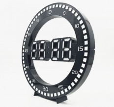 Часы DS-3668 настольные (черный корпус)
