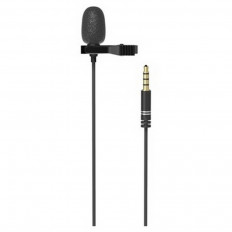 Микрофон петличный RCM-110, разъем 4 pin RITMIX 50-20000Гц, петличный, конденсаторный, всенаправленный, 2.2кОм, 50дБ, кабель 2м, разъем 3.5мм, в комплекте держатель-клипса, ветрозащита