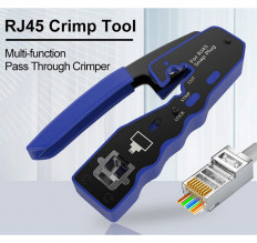 Клещи для обжима разъемов RJ-45 8-141T PREMIER разъемы: 8P8C; обжим сквозных (проходных) разъемов RJ-45