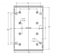 Корпус Z15-5 ZTM-ELECTRO пластик ABS; 150х100х53 мм