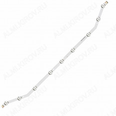 Модуль подсветки LED TV 586мм 9+9 линз (2 планки); 2017SVS32 28N1 B2 09 REV1.7D (3GE-320SM0-R2) алюминий; 3V; шаг 56-72-87-62-62-87-72-56mm; 32"; 2pin; для Samsung UE32FH4003W, UE32H5303, изогнутый