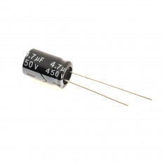Конденсатор электролитический 4.7mkF 450V 0812 +105C