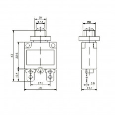 Предохранитель автоматический 10А L-MZ 10A R 250V