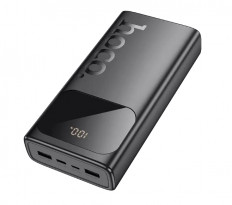 Аккумулятор внешний 30000mAh J144A, черный HOCO вход: microUSB/Type-C; выход: USB*2; ток 2A; LED-дисплей