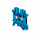 Клемма винтовая проходная, 2.5 мм2, синяя MTU-2.5BL MEYERTEC