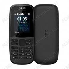 Мобильный телефон Nokia 105 SS TA-1203 черный NOKIA 1 Sim