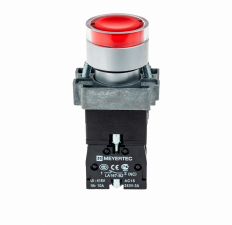 Кнопка с подсветкой, красная, 24V AC/DC, 1NC, MTB2-BW3461 MEYERTEC